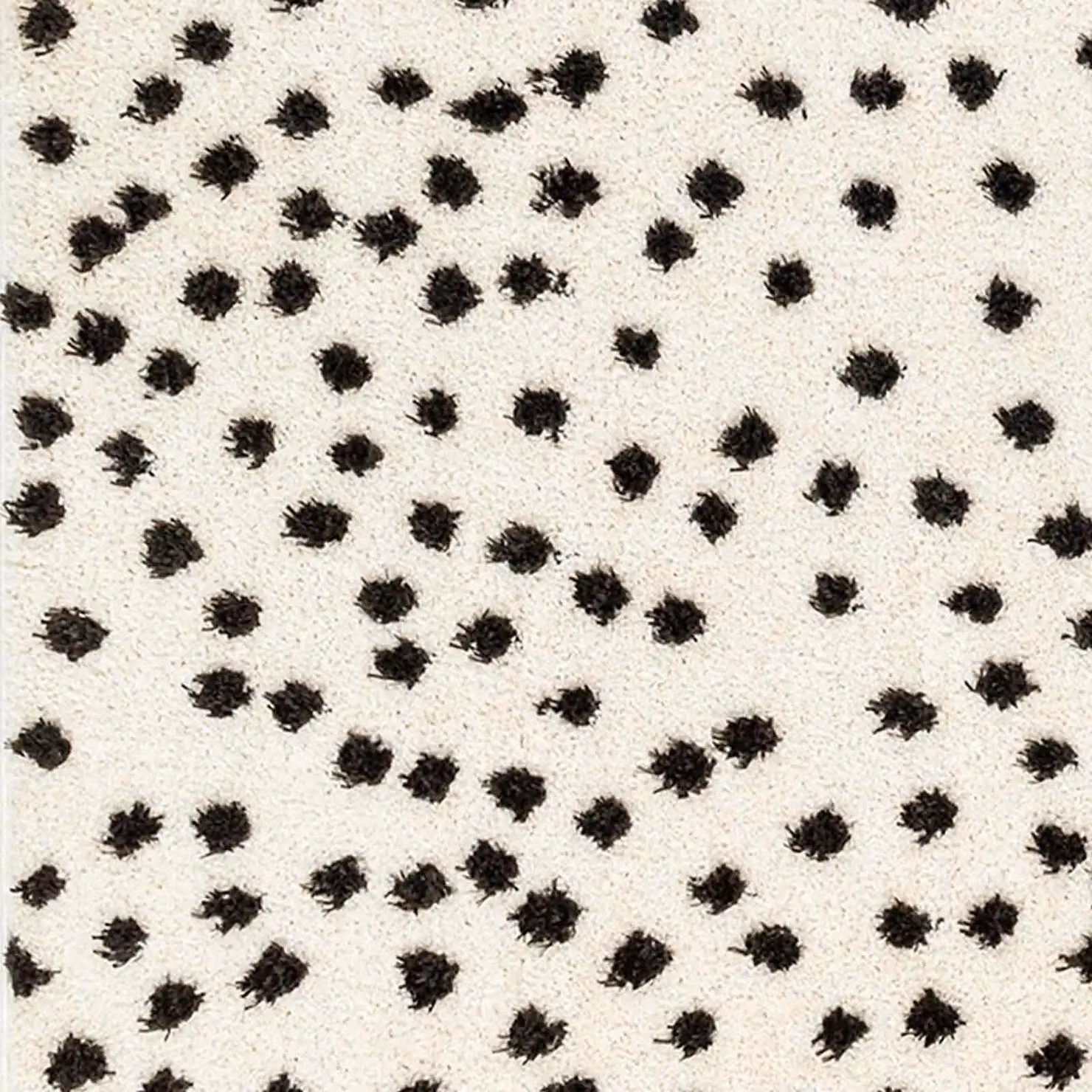 Livabliss Rodos Modern Soft Plush Pile Living Room and Bedroom Rug in Black and White, W: 160 cm, D: 215 cm – 7
