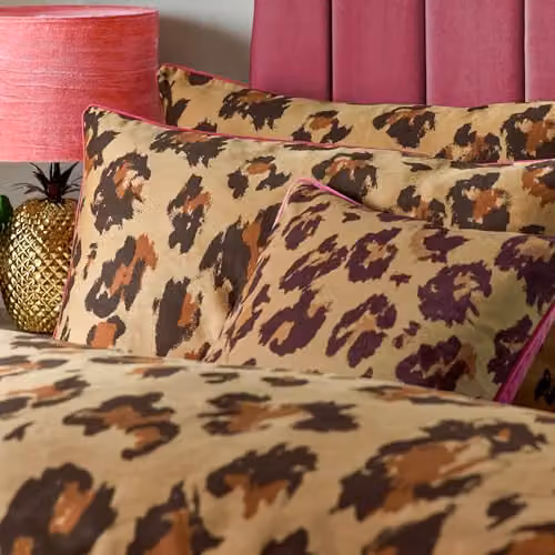Riva Home True Leopard Graphic Duvet Cover Set, Multicolour, 200 x 200 cm – 3