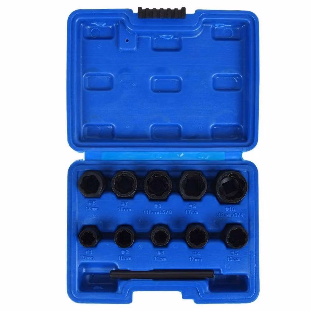 SPETLEK 11-Piece Locking Wheel Nut Remover Set in Black – 5