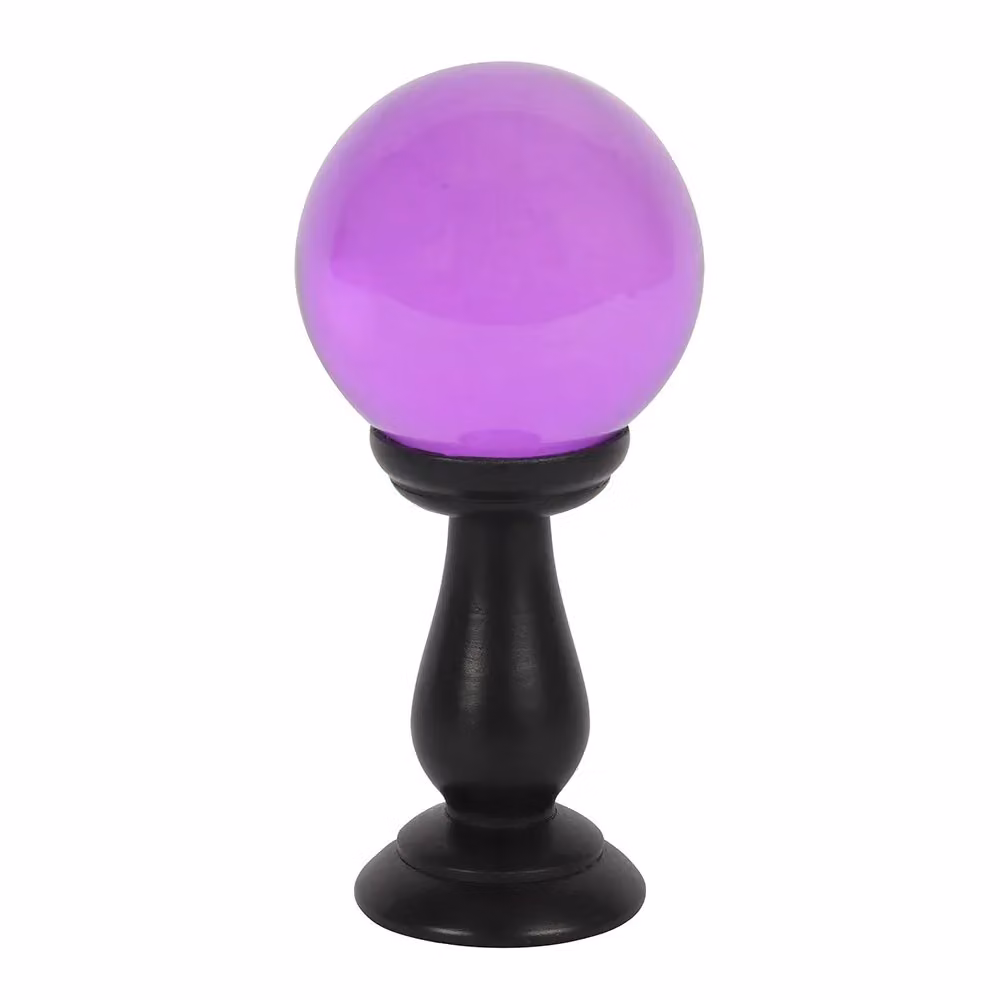 Something Different Purple Glass Crystal Ball Tabletop Ornament – 2