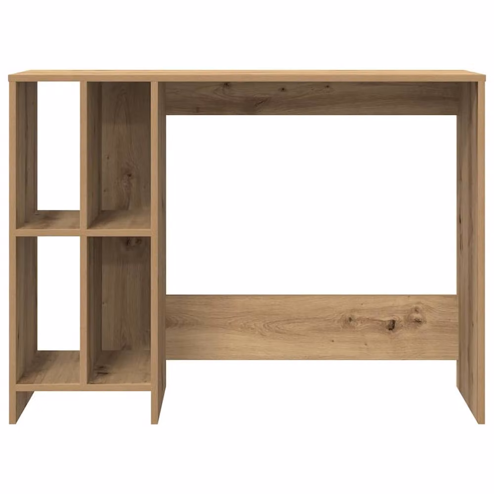 Berkfield Home Artisan Oak Writing Desk in Brown, W: 102.5 cm, D: 35 cm, H: 75 cm – 4