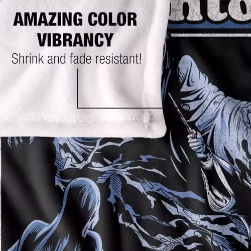 LOGOVISION Harry Potter Dementors Kiss Vintage Silky Touch Super Soft Fleece Throw Blanket, Multicolour, W/D/H: 152.4 x 127.0 x 1.0 cm – 3