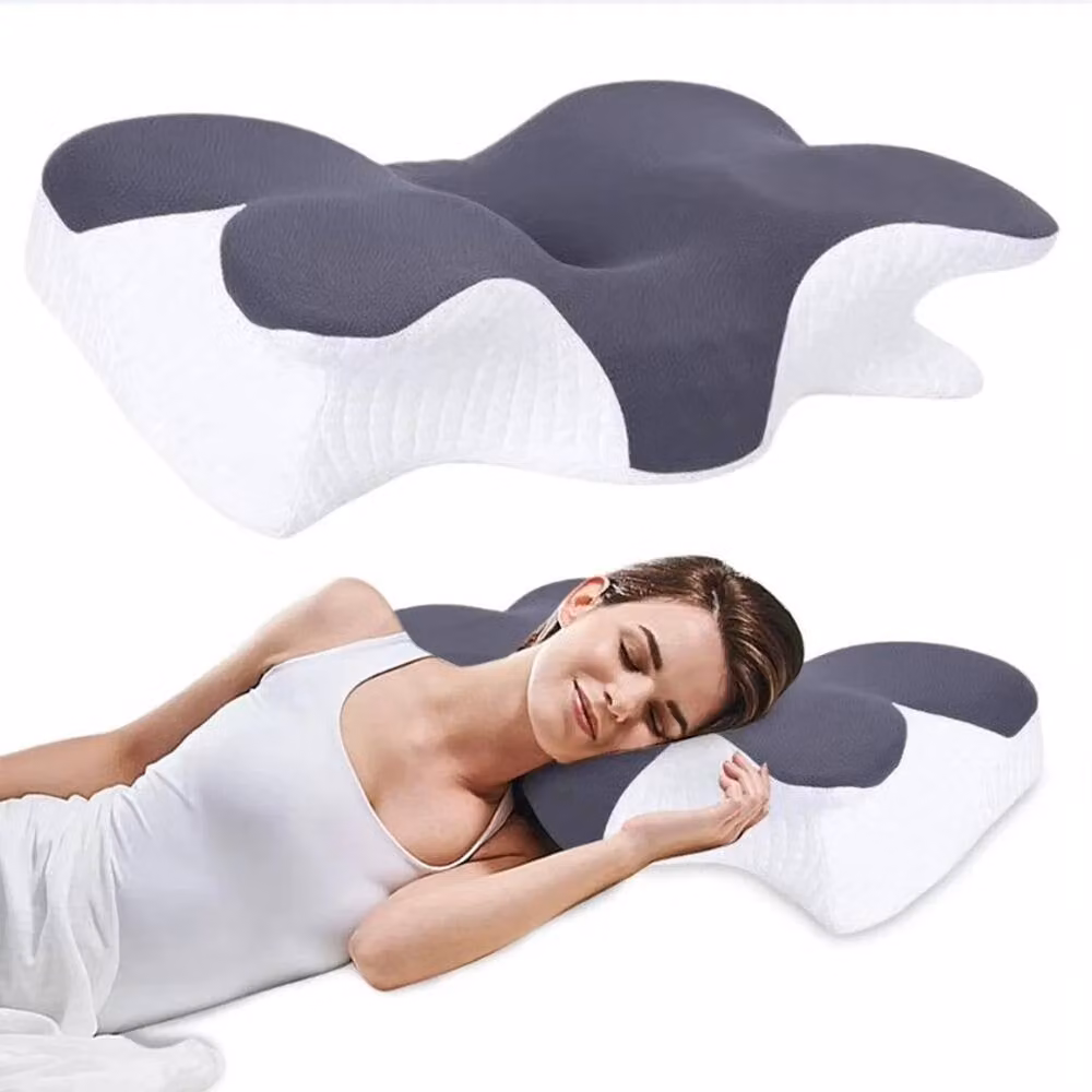 FLAVORA Model A Grey Ergonomic Cooling Memory Foam Wedge Pillow for Babies – 2
