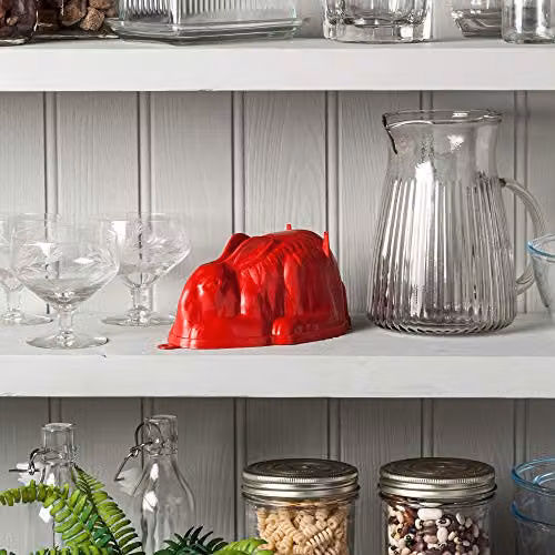 Kilo L31R Zeal Large Rabbit Jelly Mould, Red Silicone Non-Stick – 3