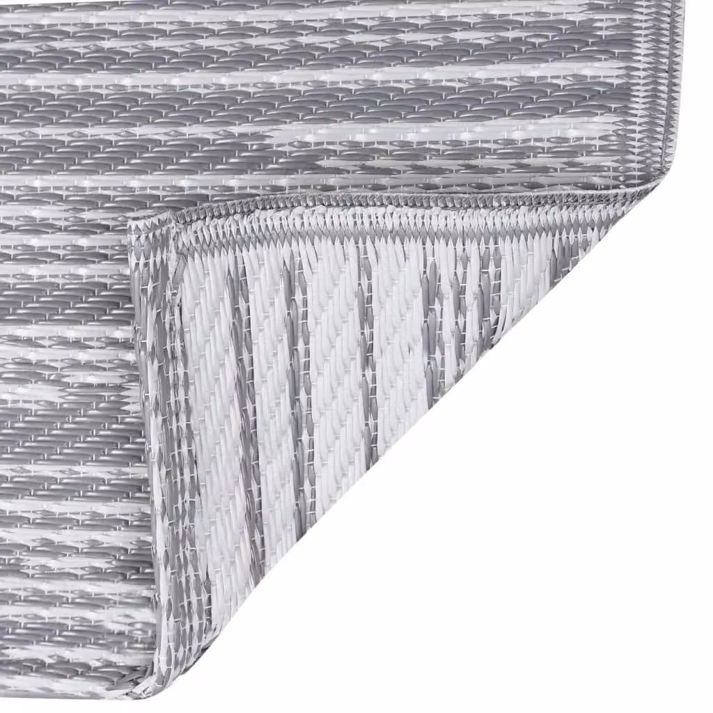 Berkfield Home Grey Outdoor Polypropylene Carpet, W: 160 cm, L: 230 cm – 3