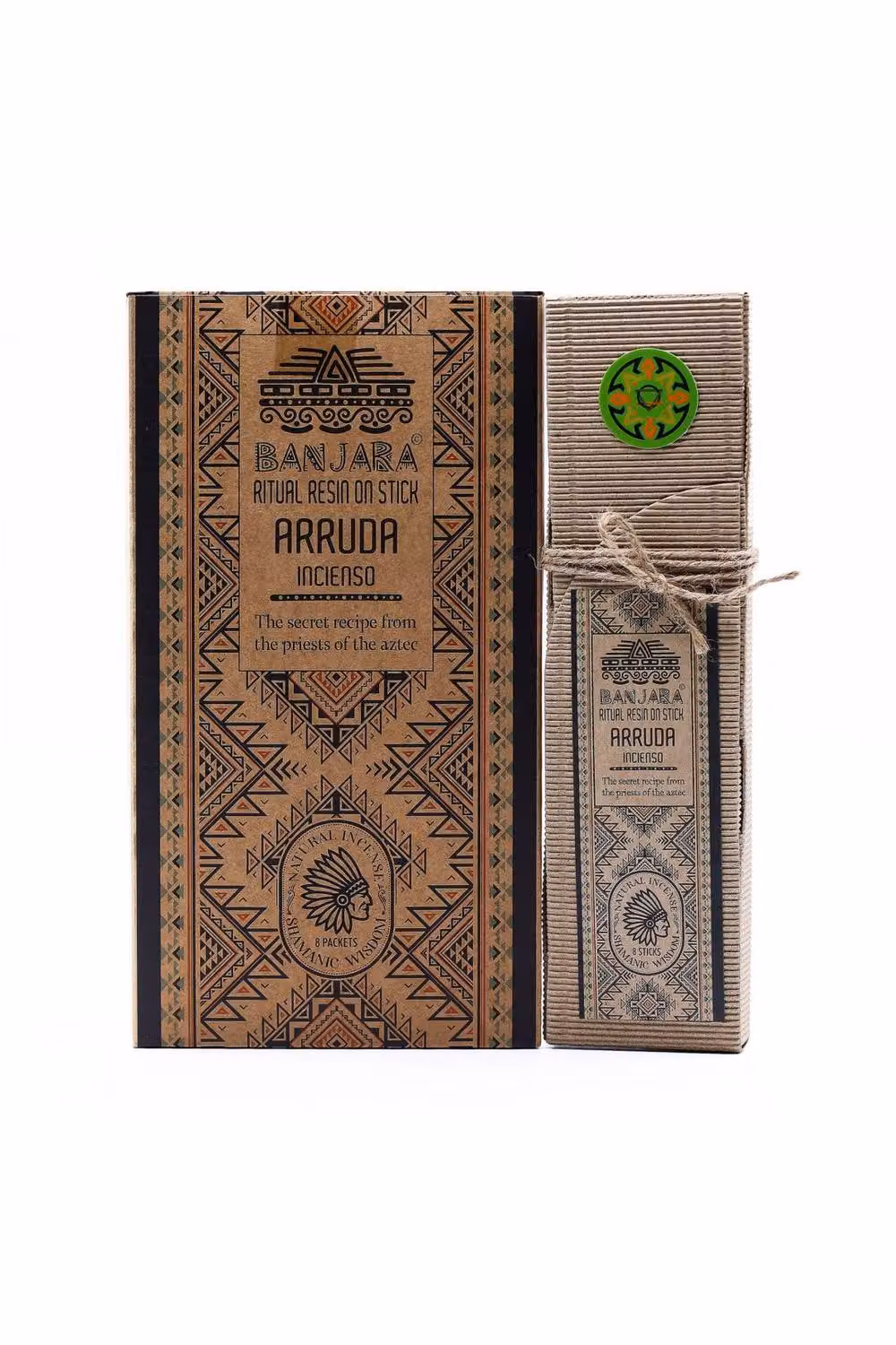 KDMD Arruda Ritual Resin Incense Sticks, 8 Pack, Brown – 2