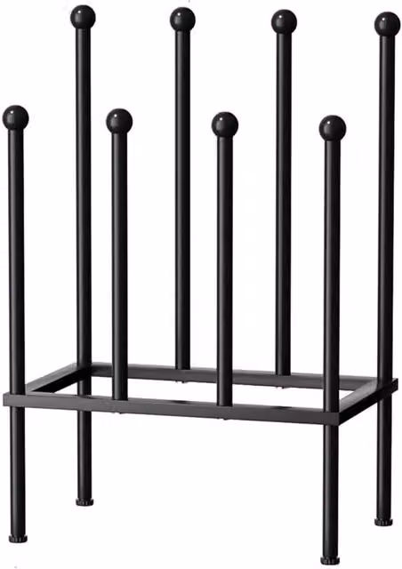 NESTLUNE 4 Pair Metal Boot Stand Rack in Black
