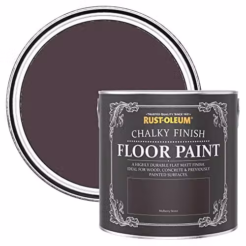 Rust-Oleum Mulberry Street Purple Scratch-Resistant Matt Floor Paint, 2.5 l