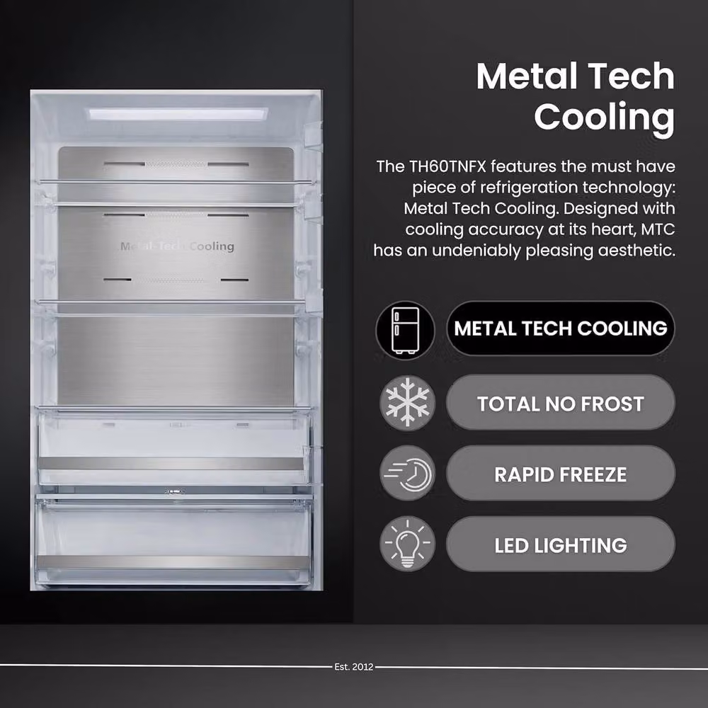Teknix Silver Freestanding Frost Free Upright Freezer, Garage Safe, E Energy Rating – 4