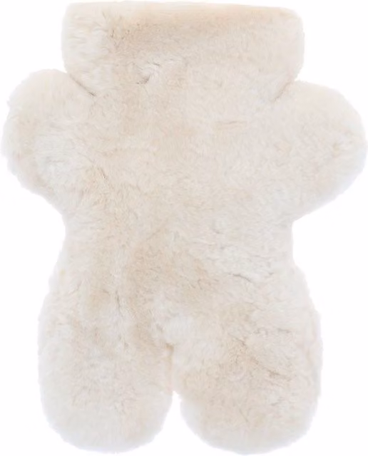 Fenland England Teddy Real Sheepskin Water Bottle in Beige