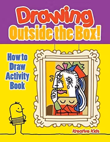 Kreative Kids Drawing Outside the Box! How to Draw Activity Book, Multicolour