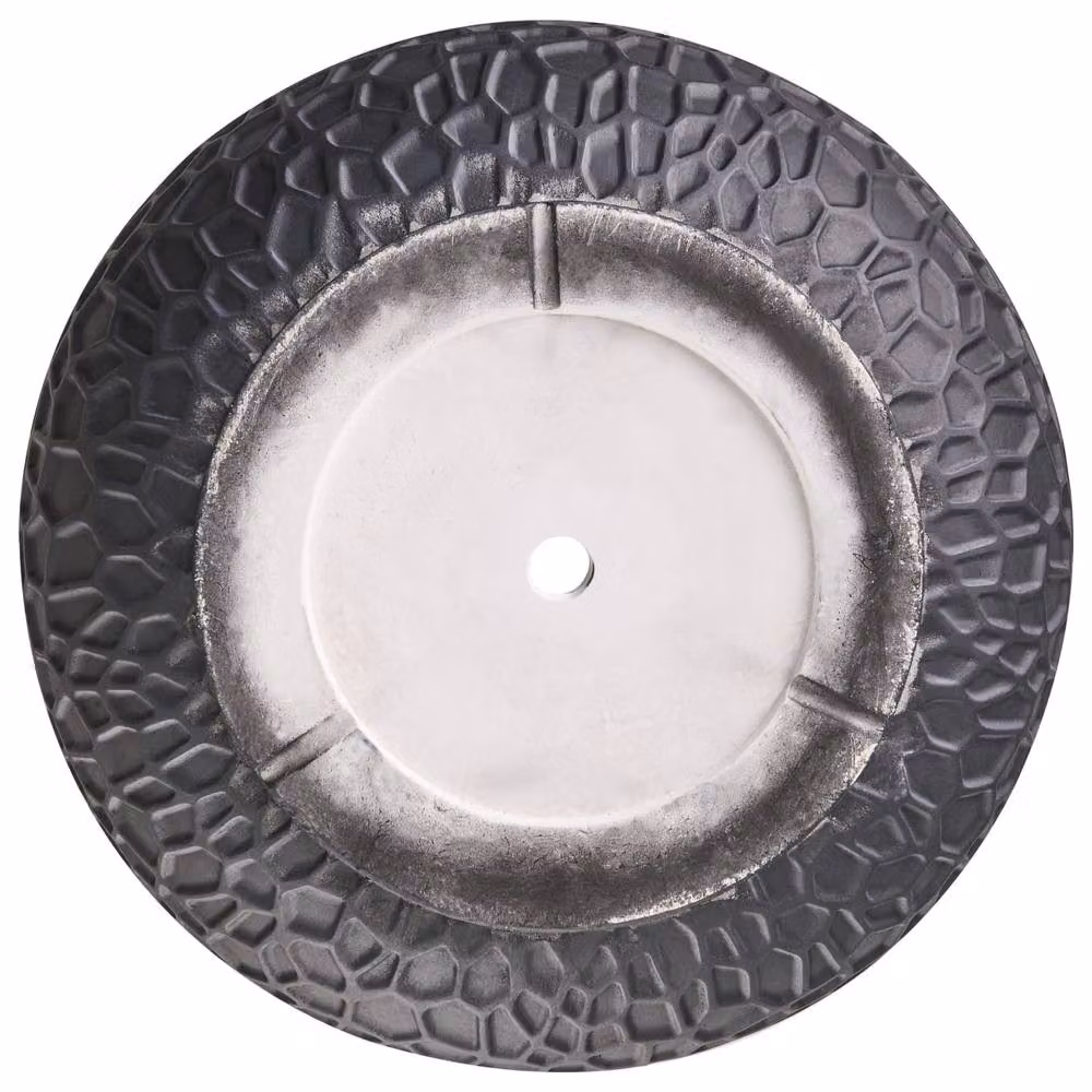 Wyld and Coco Black Fibre Clay Round Planter Tub W/D/H: 41 x 41 x 43 cm – 3