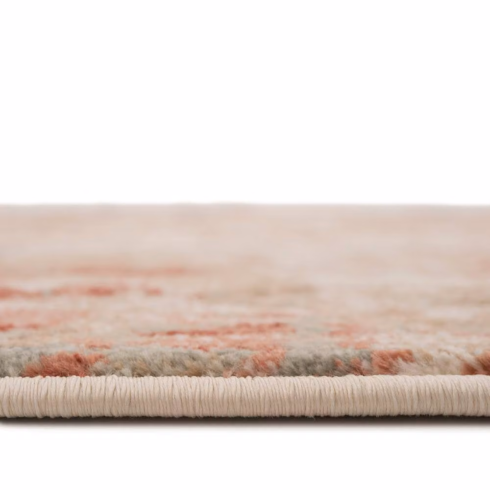 Kukoon Beige Abstract Modern Woven Living Room Area Rug W: 80 cm, L: 300 cm – 4