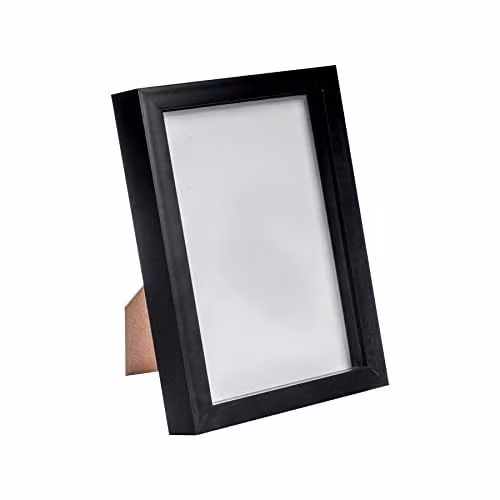Nicola Spring A5 3D Shadow Box Photo Frame, Black, W/D/H: 23.5 x 17.1 x 3.5 cm – 1
