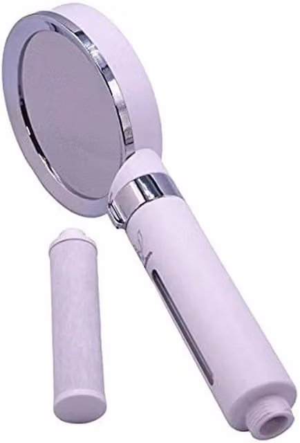 Havendro Dual Filtration Handheld Shower Head with Water Filter, White Matt – 1