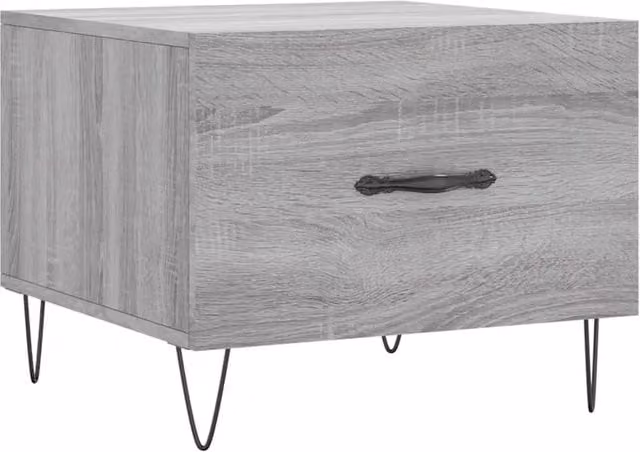 Berkfield Home Grey Sonoma Coffee Table, W/D/H: 50 x 50 x 40 cm – 1