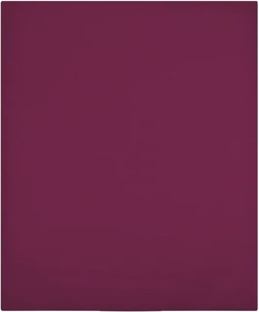Berkfield Home Red Bordeaux Jersey Cotton Fitted Sheet W/D/H: 180 x 200 cm – 1