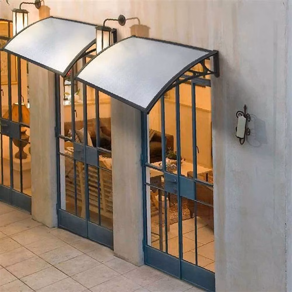 EONLION White Door Canopy Awning Rain Shelter W/D/H: 100 x 100 x 76 cm – 3