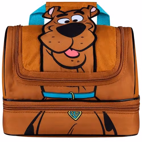 Get Trend Scooby Doo Kids Insulated Lunch Bag with Dual Compartments in Brown
