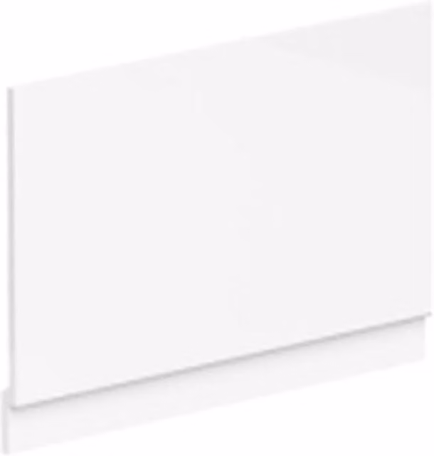 Bathroom Kingdom Flauto 700mm Waterproof PVC Bath Panel and Plinth in White