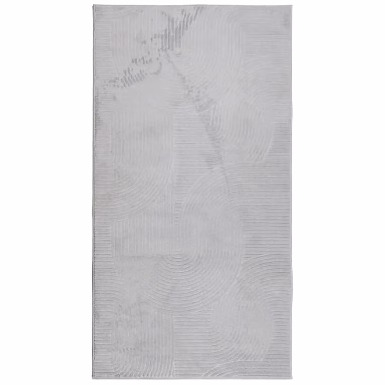 Berkfield Home IZA Scandinavian Style Geometric Short Pile Rug, Grey, W: 80 cm, L: 150 cm