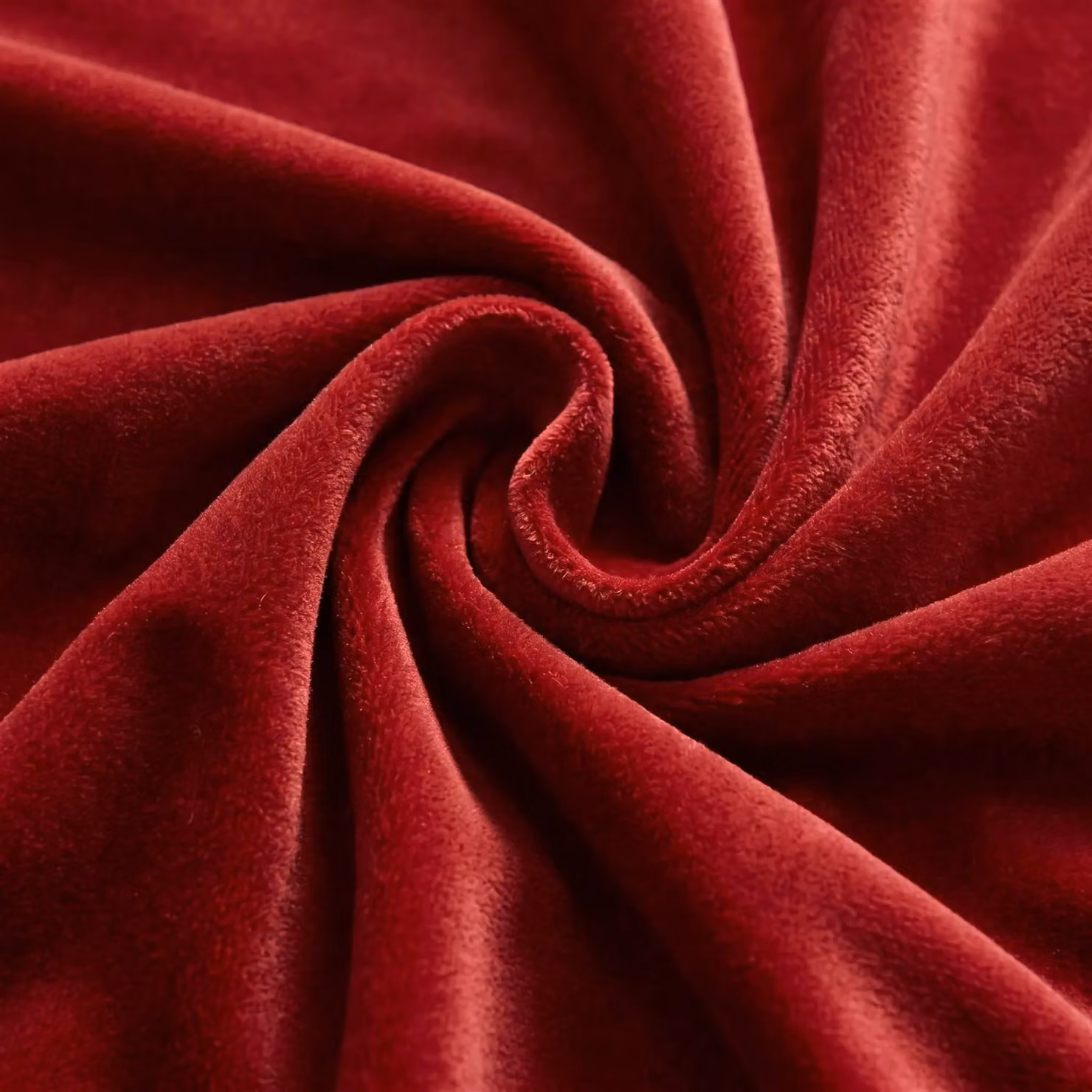 Luxury Living Red Velvet Thermal Blackout Eyelet Curtains Pair, Width: 168 cm, Drop: 137 cm – 3