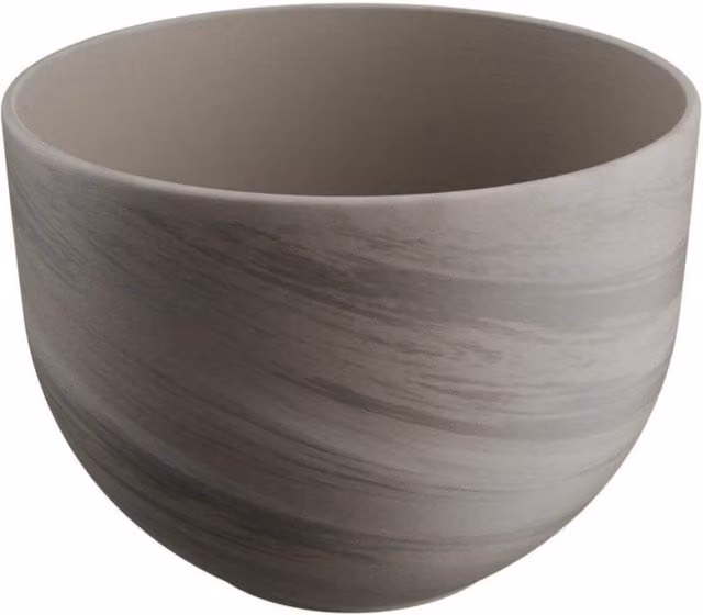 KDMD Elara Basalt Natural Terracotta Planter, Grey, Height: 28 cm – 1