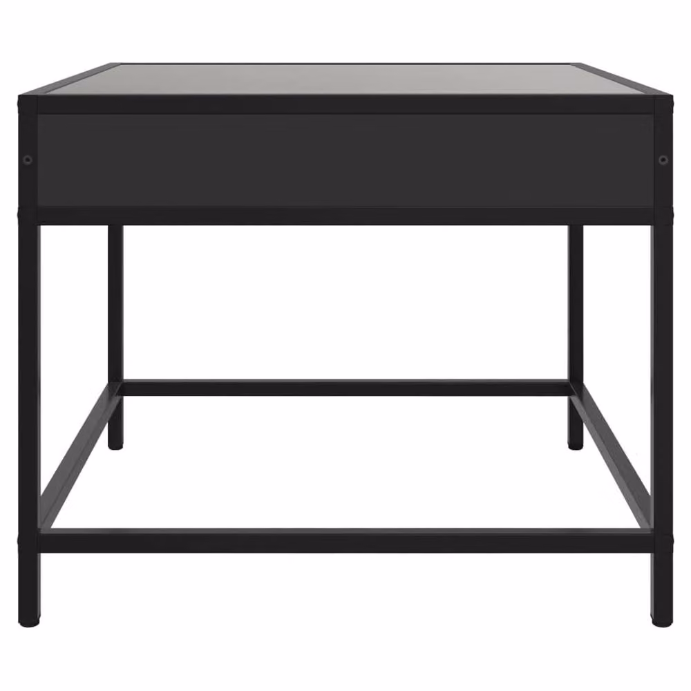 Berkfield Home Infinity LED Decorative Coffee Table, Black, W/D/H: 50 x 50 x 41 cm – 4