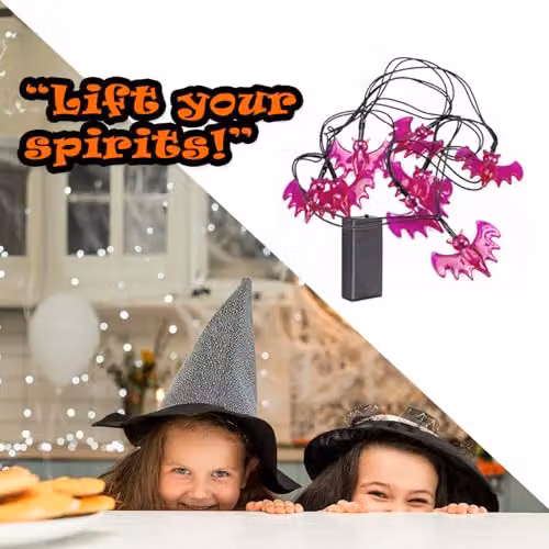 VFM e-Store Halloween LED Bat Lights, Set of 8, Purple – 6