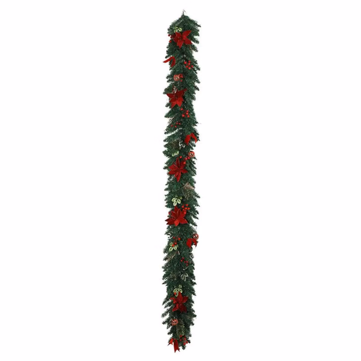 Leaper Green Christmas Vine Hanging Garland Decoration with Warm White LED Lights – 3