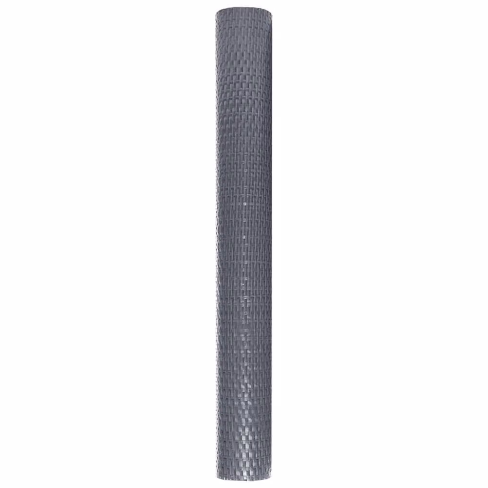 Berkfield Home Anthracite Poly Rattan Balcony Screen, W: 300 cm, H: 100 cm – 4