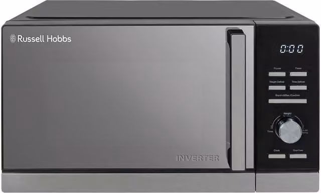 Russell Hobbs RHMI2503B Inverter Microwave 25L 900W Digital in Black