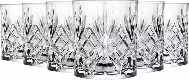 RCR Crystal Melodia Shot Glasses, Pack of 6, Transparent, 80ml