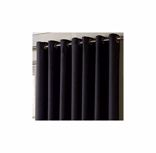 Alan Symonds Blackout Eyelet Curtains in Anthracite, W: 168 cm, H: 137 cm