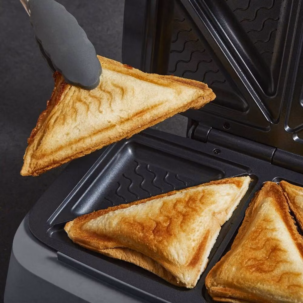Morphy Richards GrillX Sandwich Toastie Maker with Timer in Anthracite Grey – 4