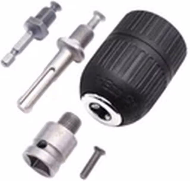 EONLION Black 1/2 inch SDS to 2-13mm Keyless Drill Chuck Adaptor – 1