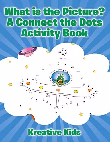Kreative Kids What is the Picture? A Connect the Dots Activity Book for Children, Multicolour