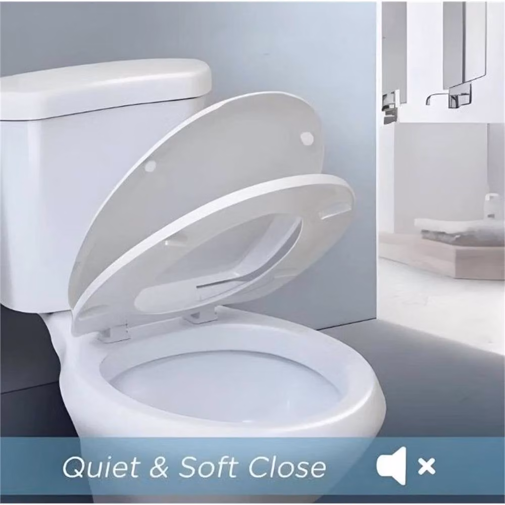 Nordara Quick Release Soft Close Heavy Duty Universal Fit Toilet Seat in White – 2