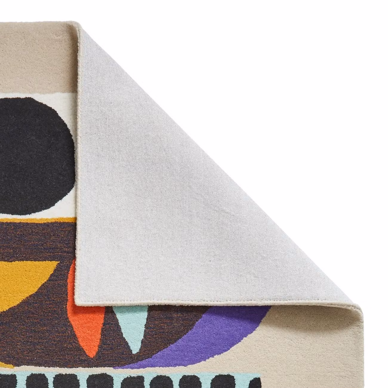 The Rug Shop UK Multicolour Abstract Modern Machine Woven Easy Care Rug W: 150 cm, L: 230 cm – 3
