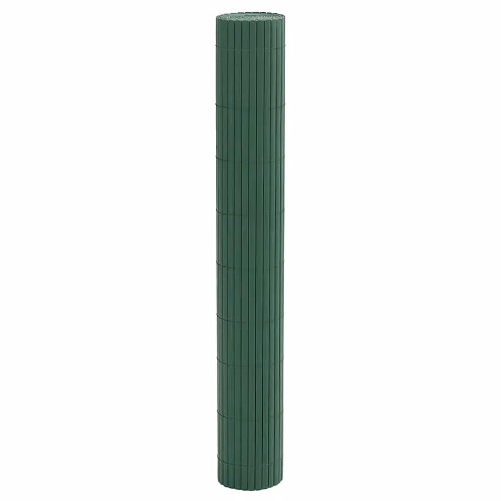 Berkfield Home Double-Sided Green PVC Garden Fence Mat, H: 180 cm, W: 500 cm – 3