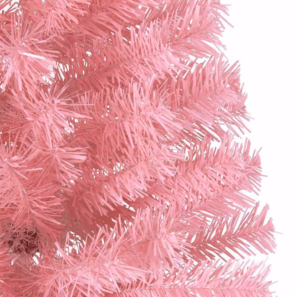 Berkfield Home Beautiful Pink Artificial Pre-lit Christmas Tree with 300 LEDs, Height: 24 ft – 2