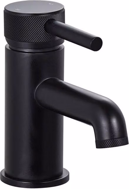 Balterley Round Mono Basin Mixer Tap in Matt Black – 1