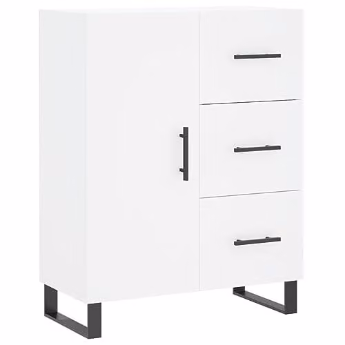 vidaXL White Classic Sideboard in Engineered Wood W/D/H: 69.5 x 34 x 90 cm – 1