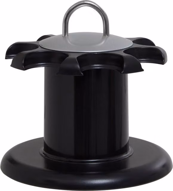 Orsina Luciano Rotating 1 Tier Metal Spice Rack in Black – 1