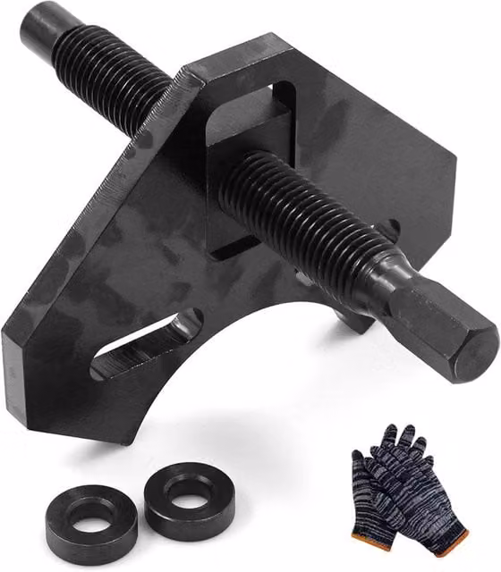 Ventryn Hub Removal Tool Kit with Steel Wheel Bearing Hub Remover Plate in Black – 1