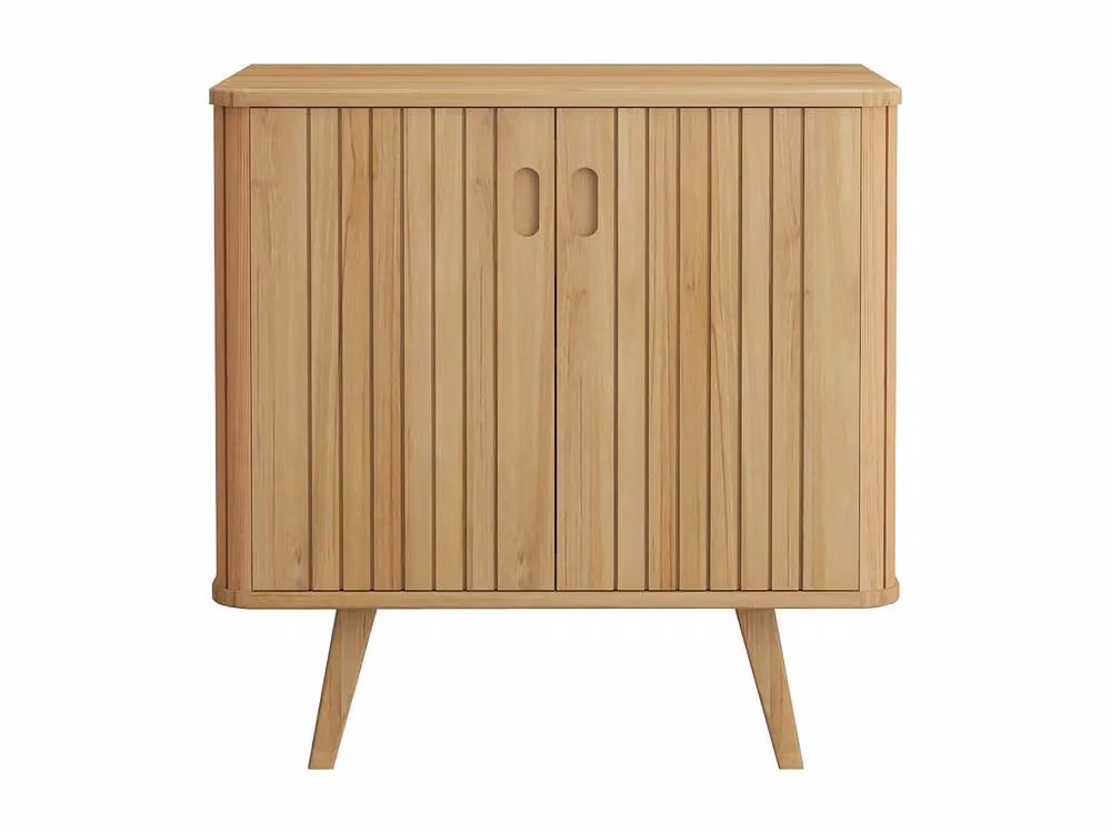 Vente-unique WAMENA Freestanding Teak Bathroom Vanity Unit in Light Oak – 2
