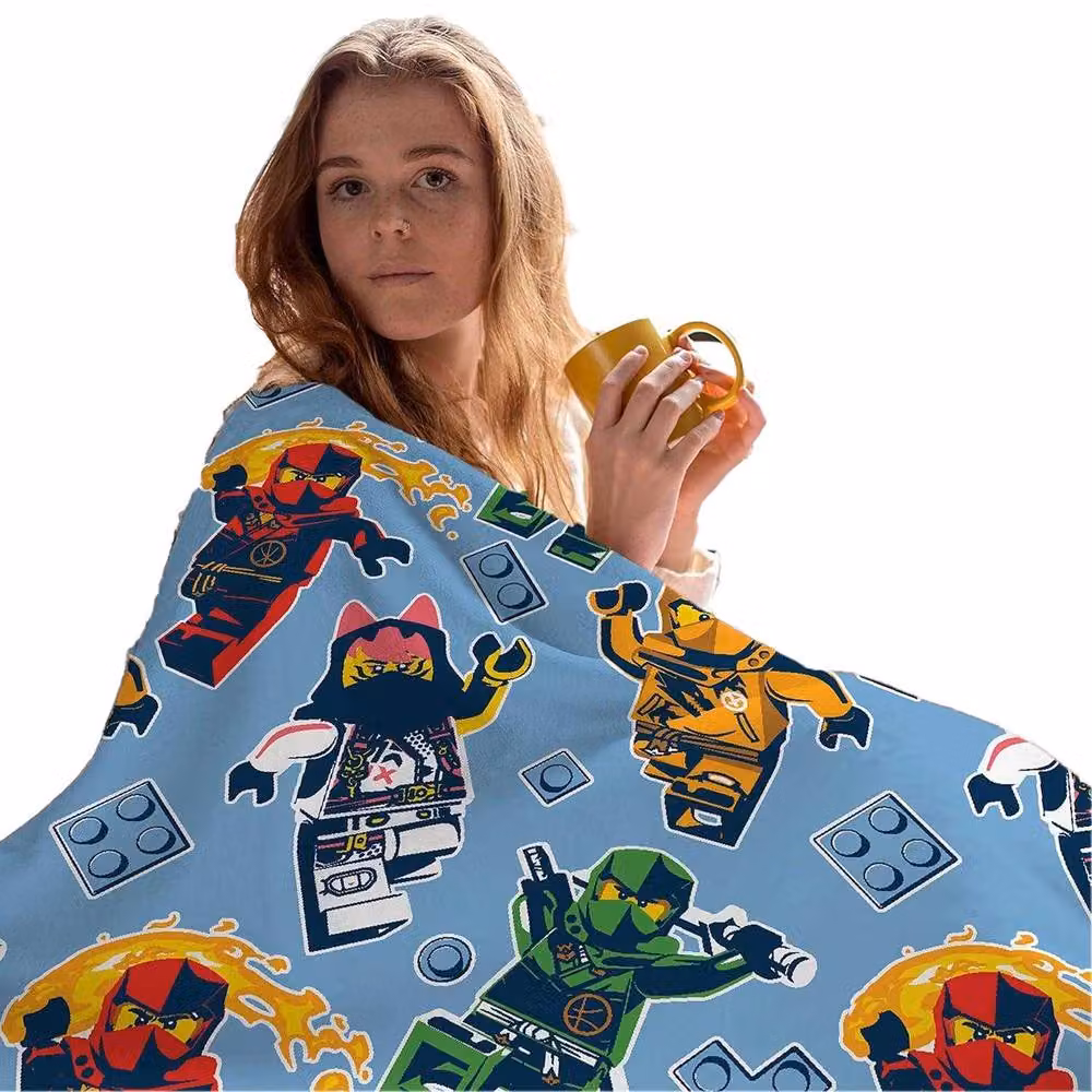 LEGO Ninjago Multicolour Fleece Baby Blanket – 3