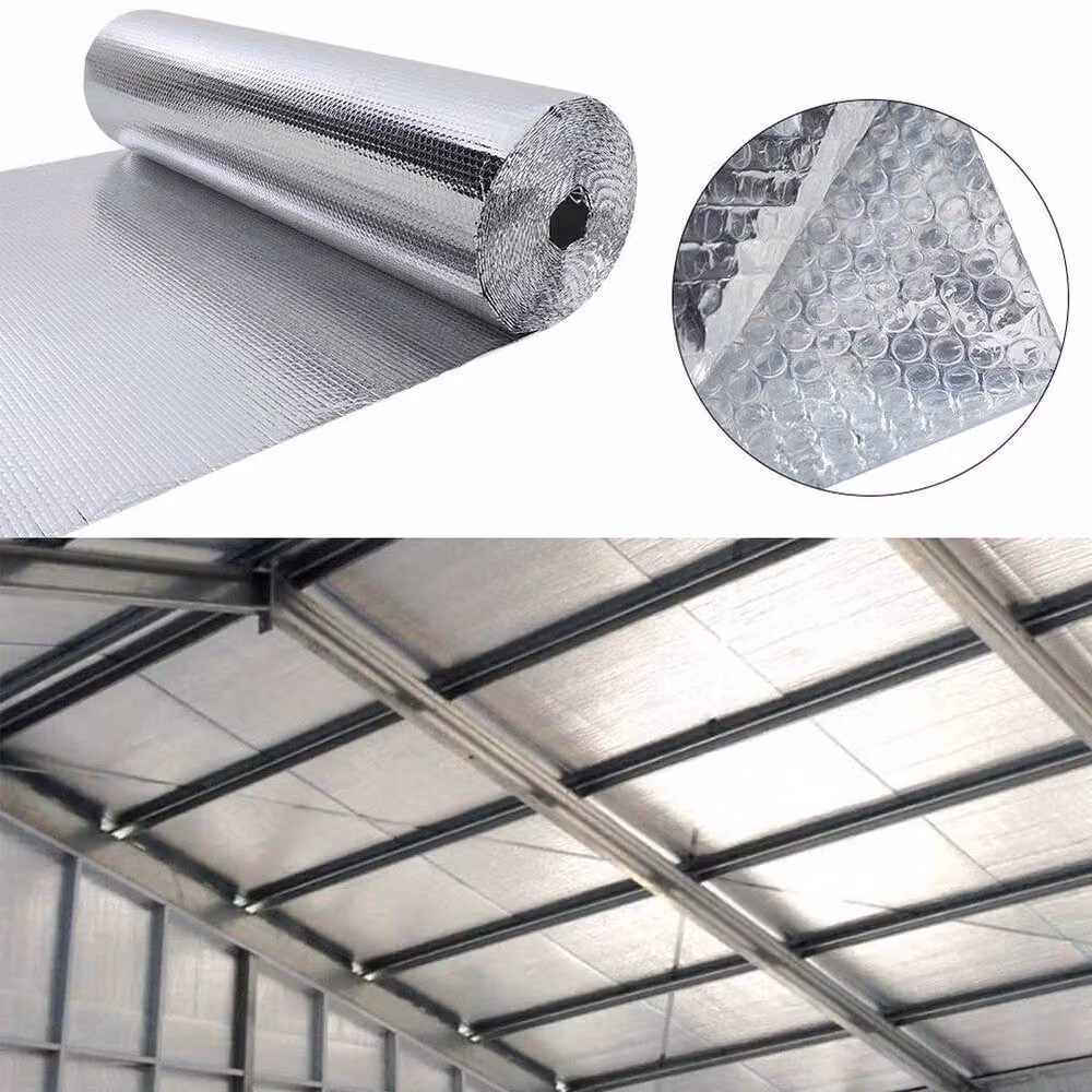 SPETLEK Silver Double Bubble Aluminium Foil Roll, W: 40 cm, L: 40 m – 2