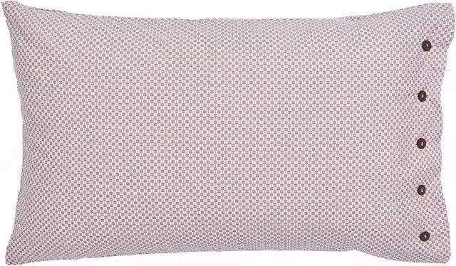 Bedeck of Belfast Katara Reversible Floral Cotton Percale Standard Pillowcase Pair, Pink and Grey