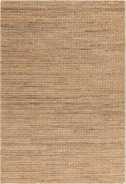 Asiatic Oakley Braided Jute Rug in Sand and Beige